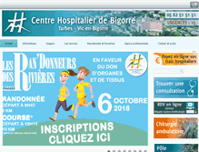 Tablet Screenshot of ch-bigorre.fr